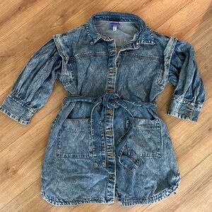 Future Collective Jean mini dress